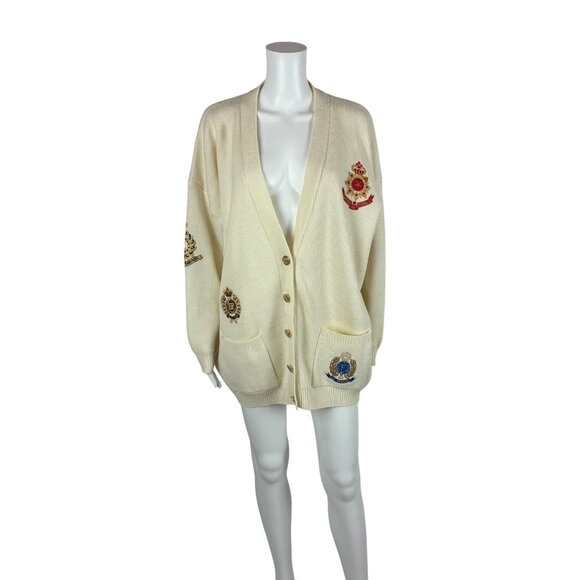 Vintage 80s Military Sweater Women's 1X Semper AV Fidelis Royal Wear Devonshire